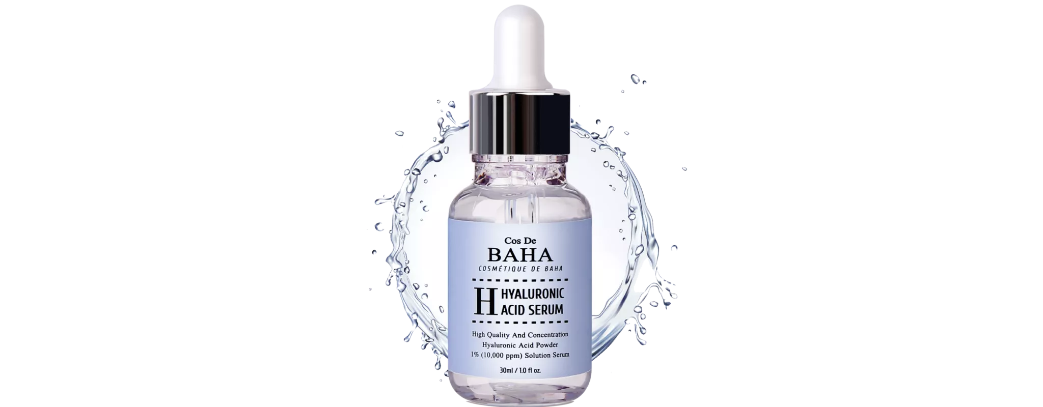 Hyaluronic Acid Serum available in three sizes