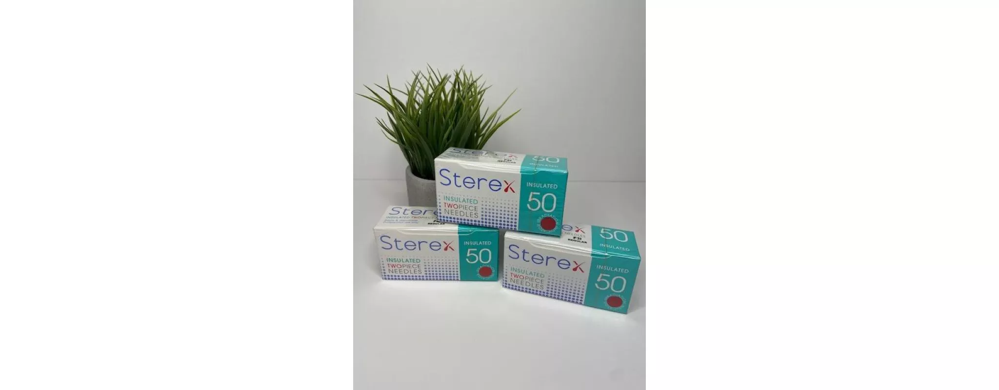 Sterex 2 piece Insulated needles in a variety of sizes