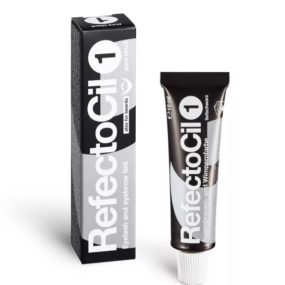 RefectoCil Tint Pure Black #1 15ml 